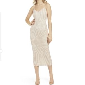 AFRM Amina mesh slip dress